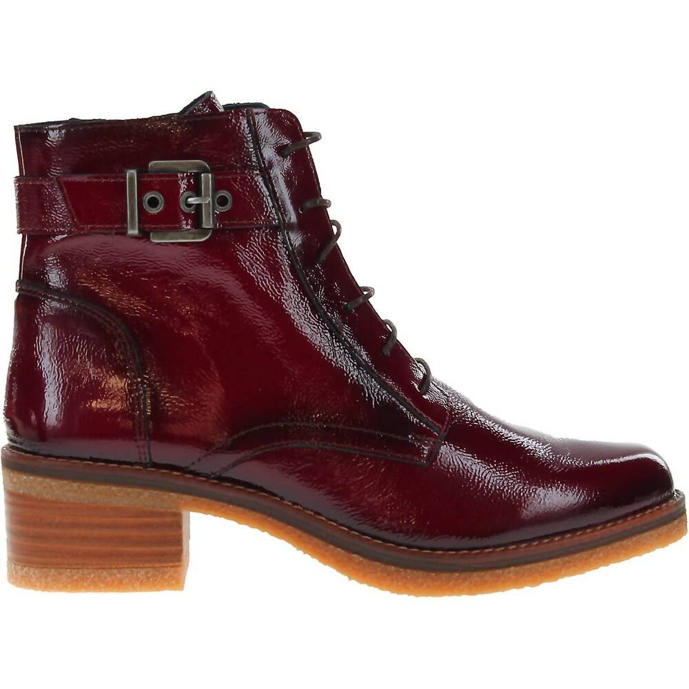 NEW FLUCHOS women's lucero ankle boots in red